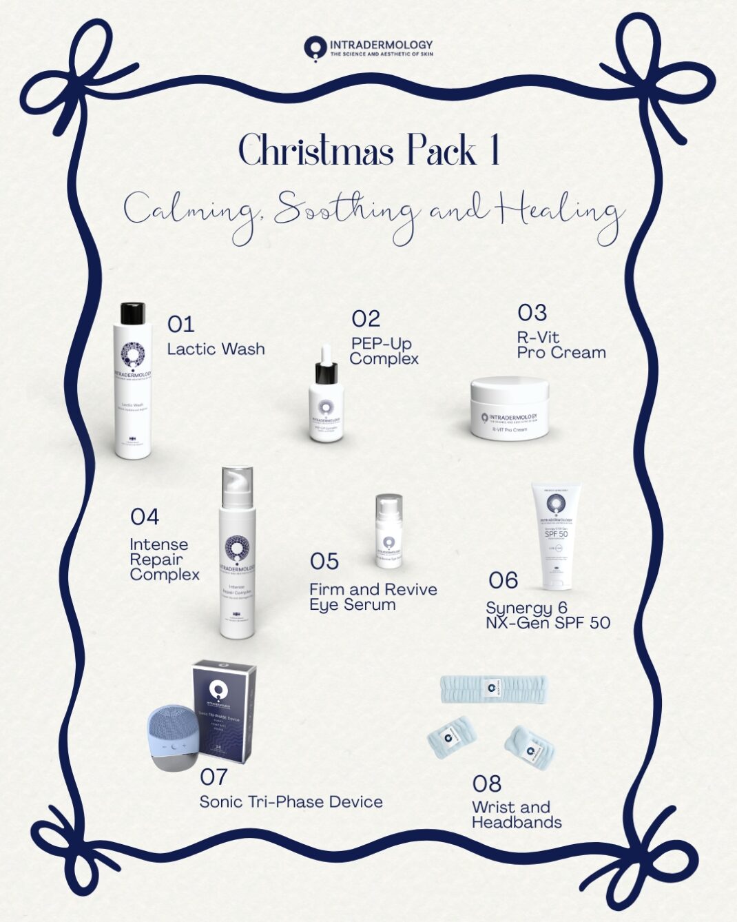 Intradermology Christmas Pack 1, Calming Soothing and Healing